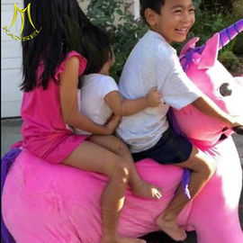 Hansel amusement electric plush kiddy rides walking animal rides proveedor