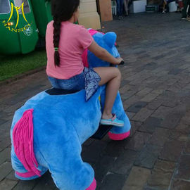 Hansel plush animal electric riding animals for kids dinosaur for commercial use proveedor