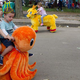 Hansel plush animal electric riding animals for kids dinosaur for commercial use proveedor