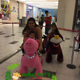 Hansel amusement park electric ride on walking stuffed animals proveedor