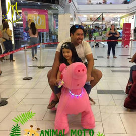 Hansel amusement park electric kids unicorn motorized plush animal proveedor