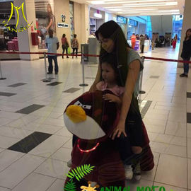 Hansel shopping mall coin operated plush outdoor ride walking animals proveedor