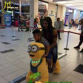 Hansel amusement park walking plush animal electric scooter for mall proveedor