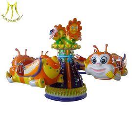 Hansel large electronic fiberglass swan carousel ride for kids proveedor