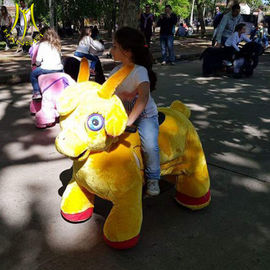 Hansel  amusement park games plush motorized riding stuffed animal proveedor