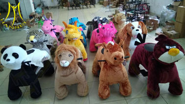 Hansel entertainment battery stuffed animal kids electric rides on animal proveedor