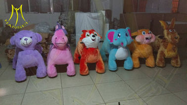Hansel amusement park games electric mountable plush motorized animal proveedor