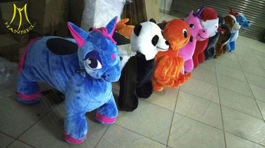 Hansel amusement park kids animal mountable riding animal toys proveedor