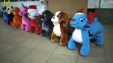 Hansel amusement park kids animal mountable riding animal toys proveedor