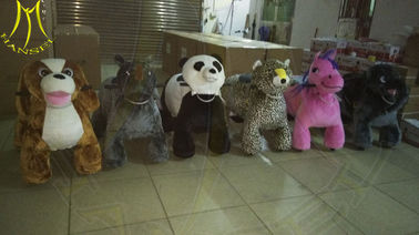 Hansel amusement park kids animal mountable riding animal toys proveedor