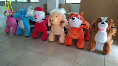 Hansel amusement games coin operated children ride on stuffed animals proveedor