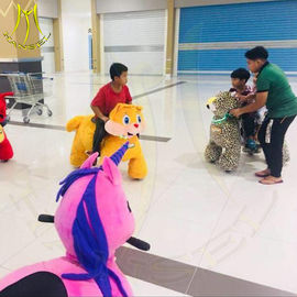 Hansel amusement kids walking battery operated ride on unicorn for mall proveedor