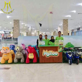 Hansel amusement park walking plush electrical motorized animals proveedor
