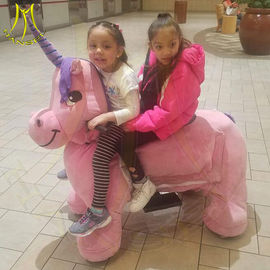 Hansel indoor playground walking battery operated ride on plush toy horse proveedor