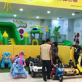 Hansel amusement game machine stuffed electric battery operated ride animals proveedor