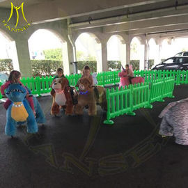 Hansel carnival games electric stuffed ride horse toy rides for shopping mall proveedor