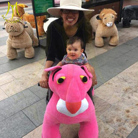 Hansel amusement park games walking stuffed animal large plush ride for park proveedor