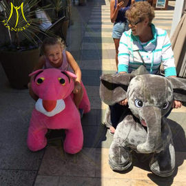 Hansel amusement park games walking stuffed animal large plush ride for park proveedor