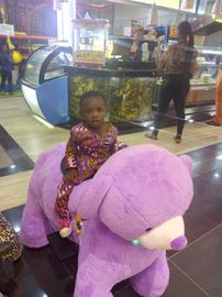 Hansel coin operated plush kids dinosaur park animales mountables in mall proveedor