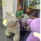 Hansel  Christmas child stuffed animals plush wheels mall proveedor