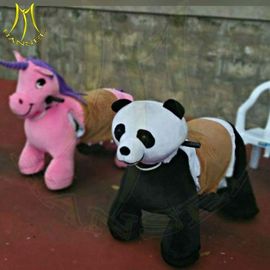 Hansel coin operated indoor rides walking plush electric animal scooters proveedor