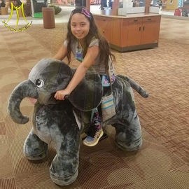 Hansel electric mountable plush motorized animals for shopping mall proveedor