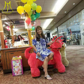 Hansel electronic game machine walking motorized plush riding animals proveedor