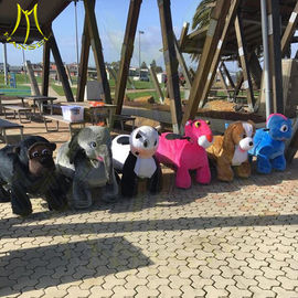 Hansel high quality entertainment walking plush animal electric scooter proveedor