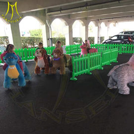 Hansel amusement park games large 4 wheel electric plush animal bike for adults proveedor