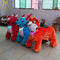 Hansel  amusement kiddie ride on stuffed electric mountable animals for kids proveedor