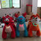 Hansel  amusement kiddie ride on stuffed electric mountable animals for kids proveedor