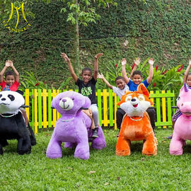 Hansel amusement park games kiddie electric ride on walking animals proveedor