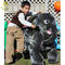 Hansel low price coin operated walking robot ride plush moving pony rides for kids proveedor