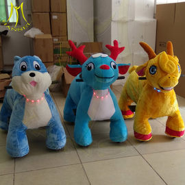 Hansel moving indoor games machine battery operated plush animal rides proveedor
