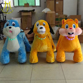 Hansel amusement commercial games electric walking stuffed animal toy ride proveedor