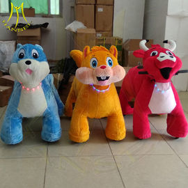 Hansel amusement game machine plush coin operated animal mountable rides proveedor