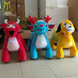 Hansel walking stuffed electric battery powered plush toy ride on animals proveedor