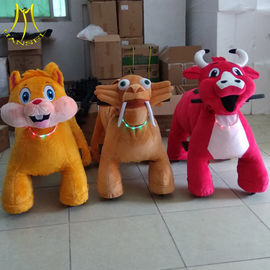 Hansel amusement park games children electric stuffed walking animal rides proveedor