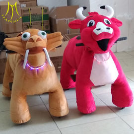 Hansel amusement indoor playground battery operated ride on plush animals proveedor