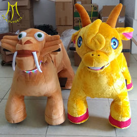 Hansel amusement indoor playground battery operated ride on plush animals proveedor