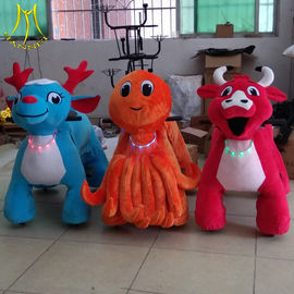 Hansel electric kids amusement rides stuffed animal ride for shopping mall proveedor