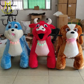 Hansel amusementt park walking stufffed kids electric animal toy ride proveedor