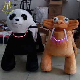 Hansel amusement park walking indoor playground stuffed electric animal scooter proveedor
