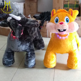 Hansel amusement park walking electric plush rideable toy motorized animals proveedor