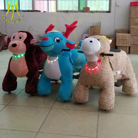 Hansel amusement walking game machine plush electronic kid riding animals proveedor