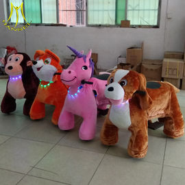 Hansel  battery powered plush toy ride on animals shopping mall plush motorized animals proveedor