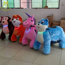 Hansel  battery powered plush toy ride on animals shopping mall plush motorized animals proveedor