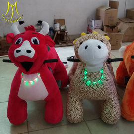 Hansel  theme park equipment for sale plush electronic kid riding horse toy shopping mall proveedor