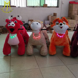 Hansel  hot sale  electric mountable plush motorized animal for shopping mall proveedor