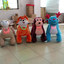 Hansel  hot sale  electric mountable plush motorized animal for shopping mall proveedor